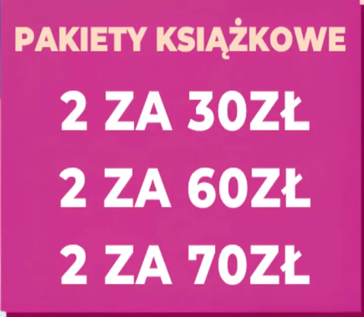 TaniaKsiazka.pl: wybierz 2 książki i zapłać tylko 60 zł