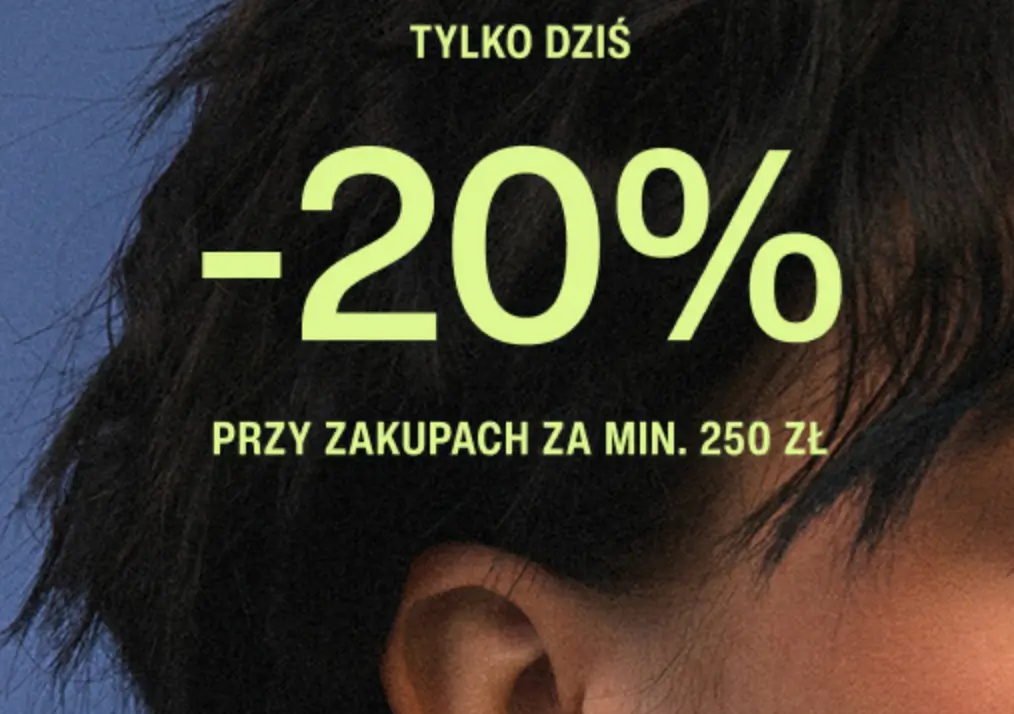 Zrób zakupy za minimum 250 zł i otrzymaj -20% rabatu w Ania Kruk