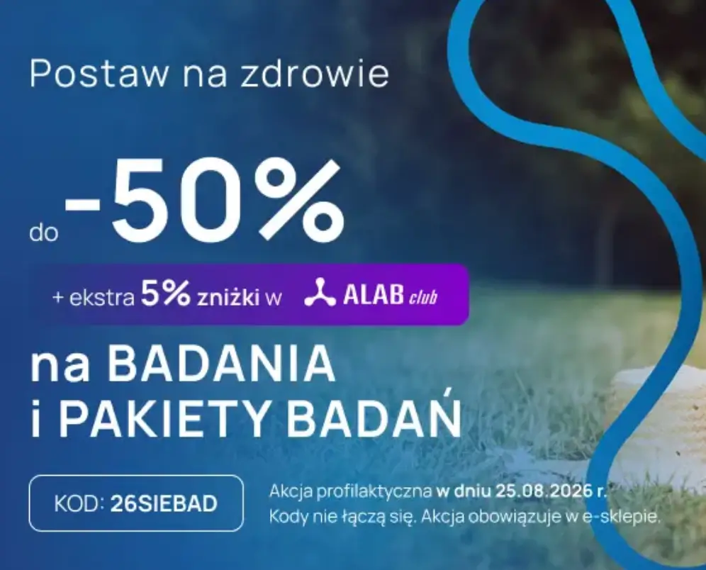 ALAB -50% na badania i pakiety badań