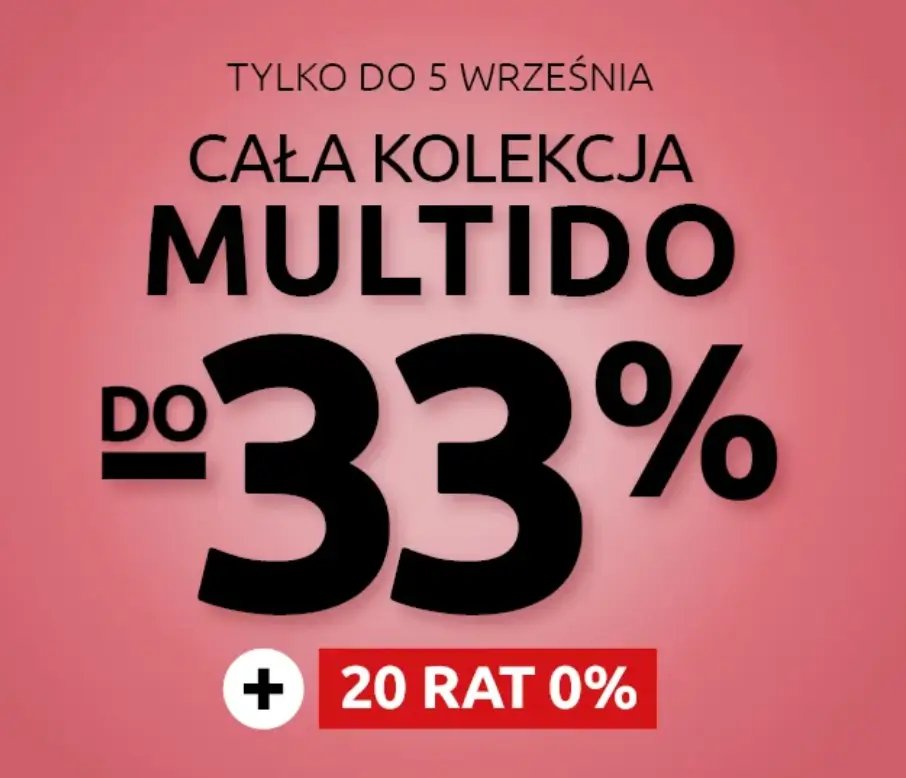 Black Red White MULTIDO - do 33% i 20 rat 0%