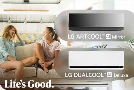 Cashback 400 zł na klimatyzatory AI w sklepie LG