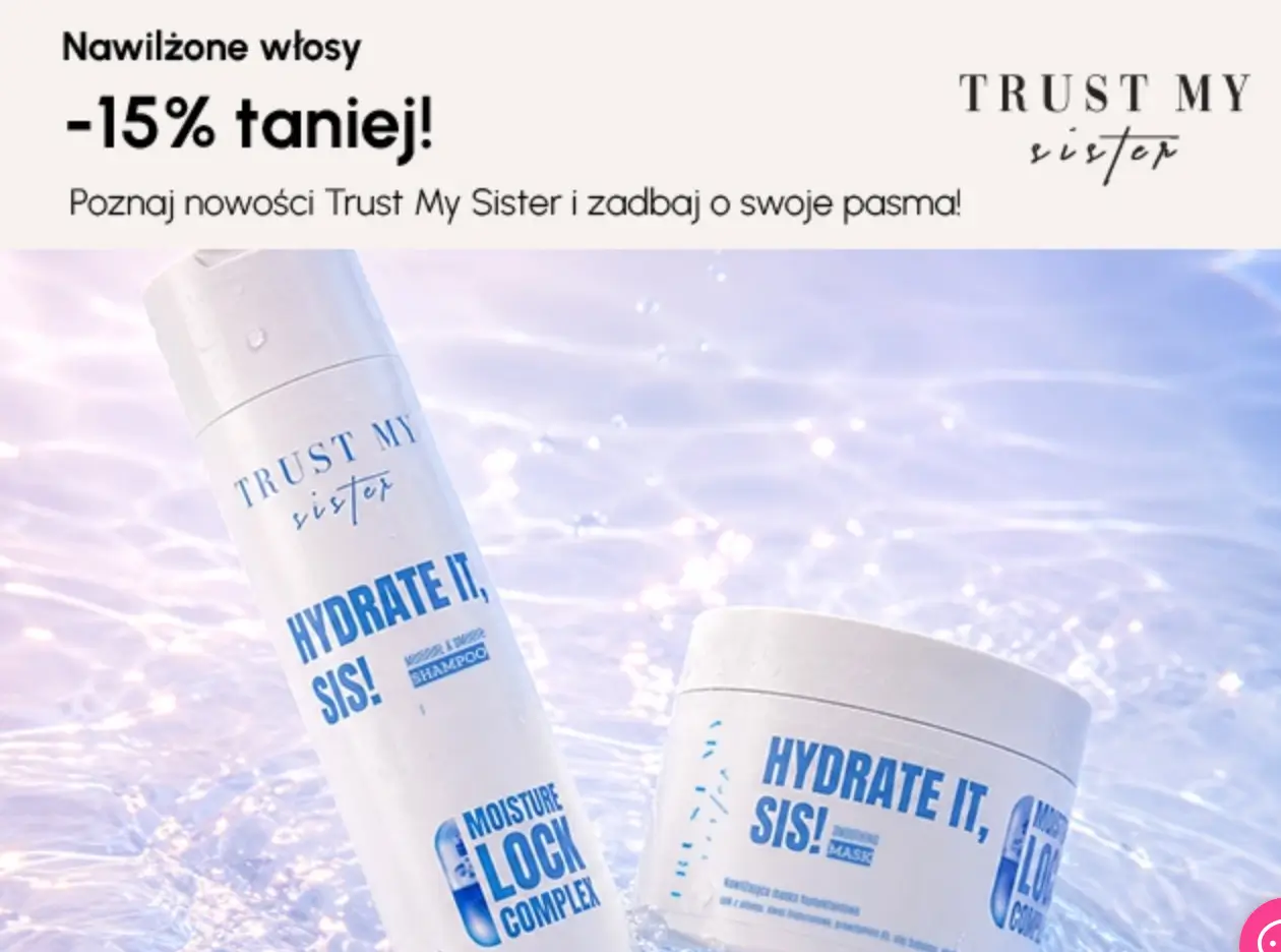 Cocolita: 15% taniej na nowe kosmetyki  do włosów Trust My Sister