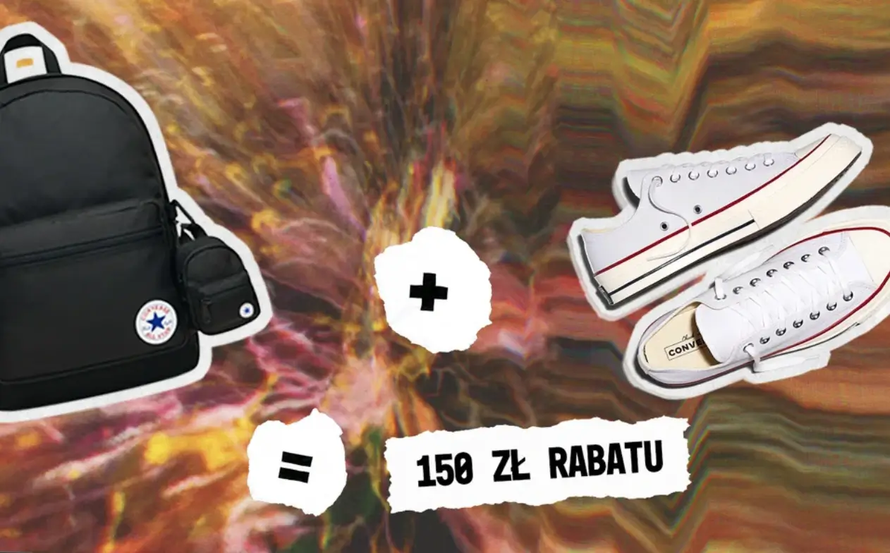 Converse: 150 zł rabatu na plecak i buty Back to School