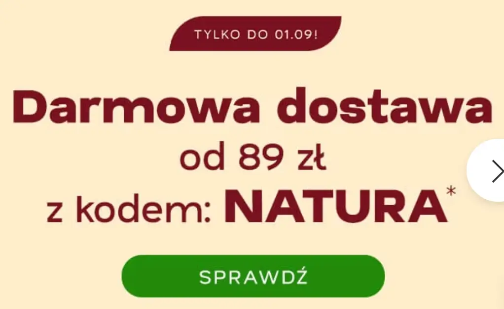Drogerie Natura - darmowa dostawa od 89 zł