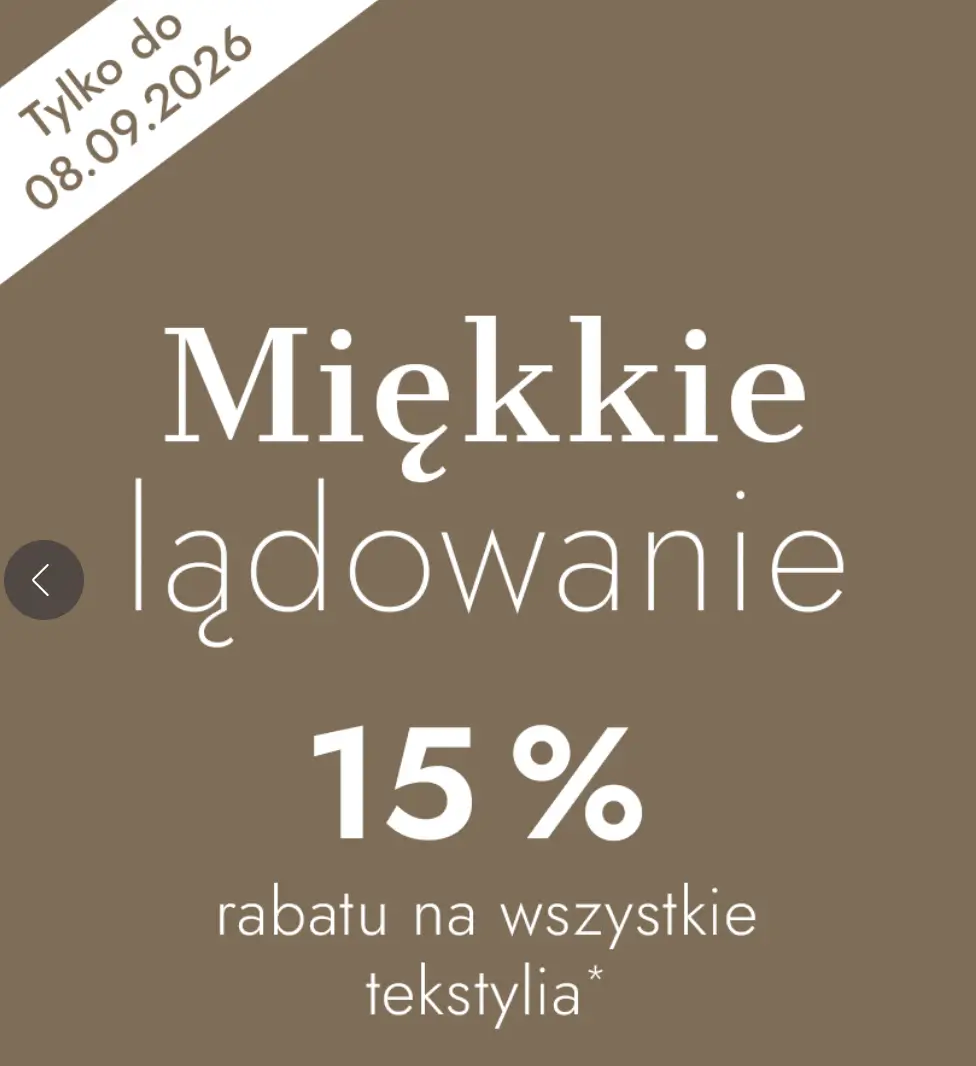 Loberon: wszystkie tekstylia 15% taniej