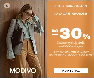 Modivo -30% na wybrane produkty