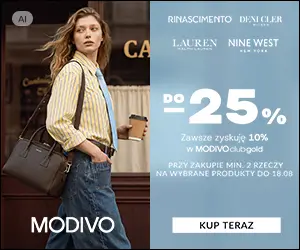 MODIVO: kod rabatowy -25% przy zakupie min. 2 rzeczy