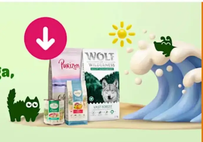 Niższe ceny karm dla zwierząt w Zooplus - oszczędź do 20%