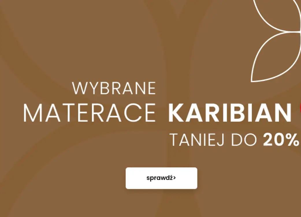 Pan Materac - materace Karibian Descanso do 20% taniej