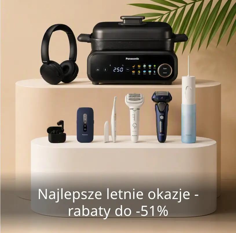 Panasonic - rabaty do 51% na wybrane produkty z kodem