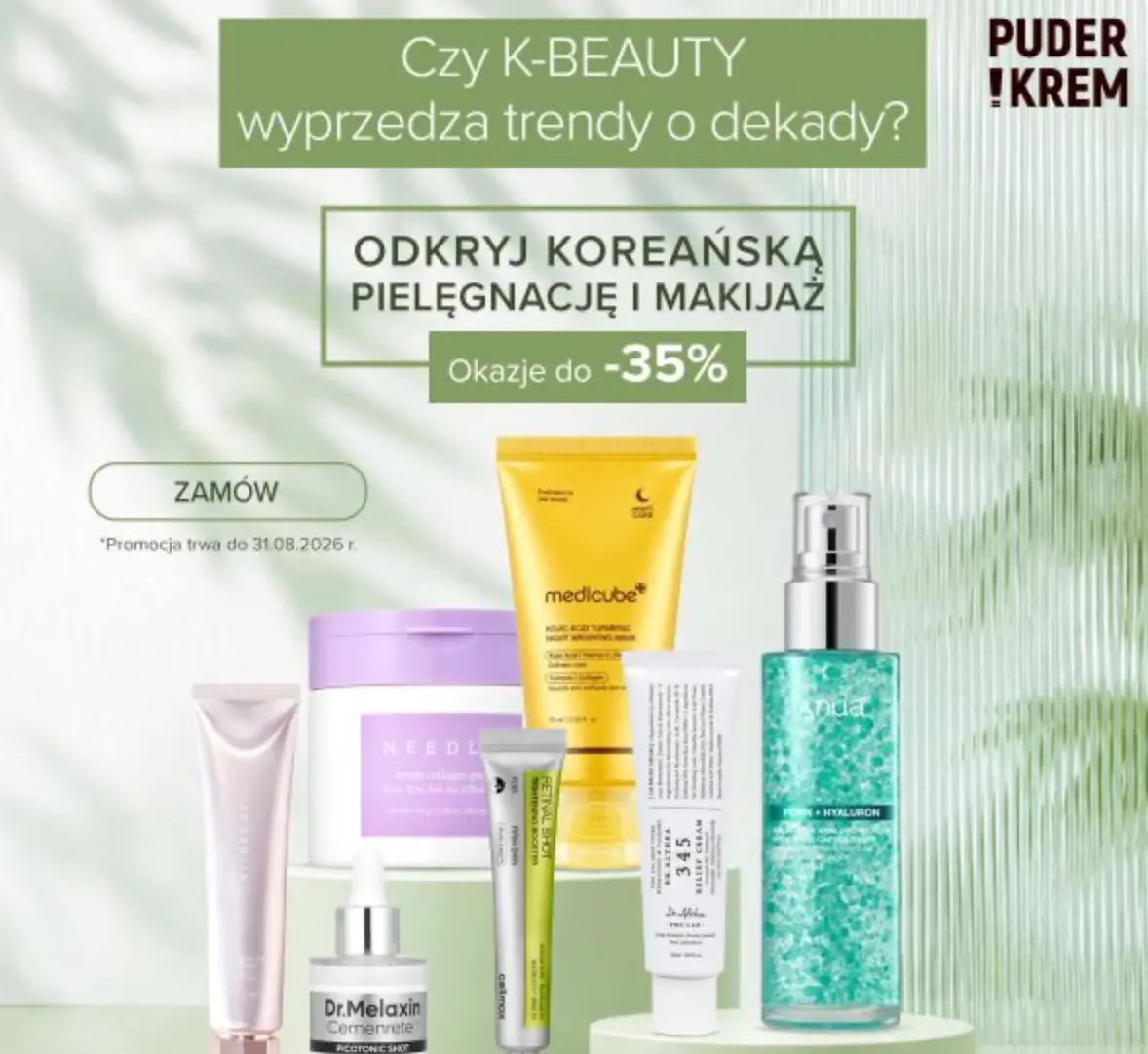 Puder i Krem: K-BEAUTY do -35% na pielęgnację i makijaż
