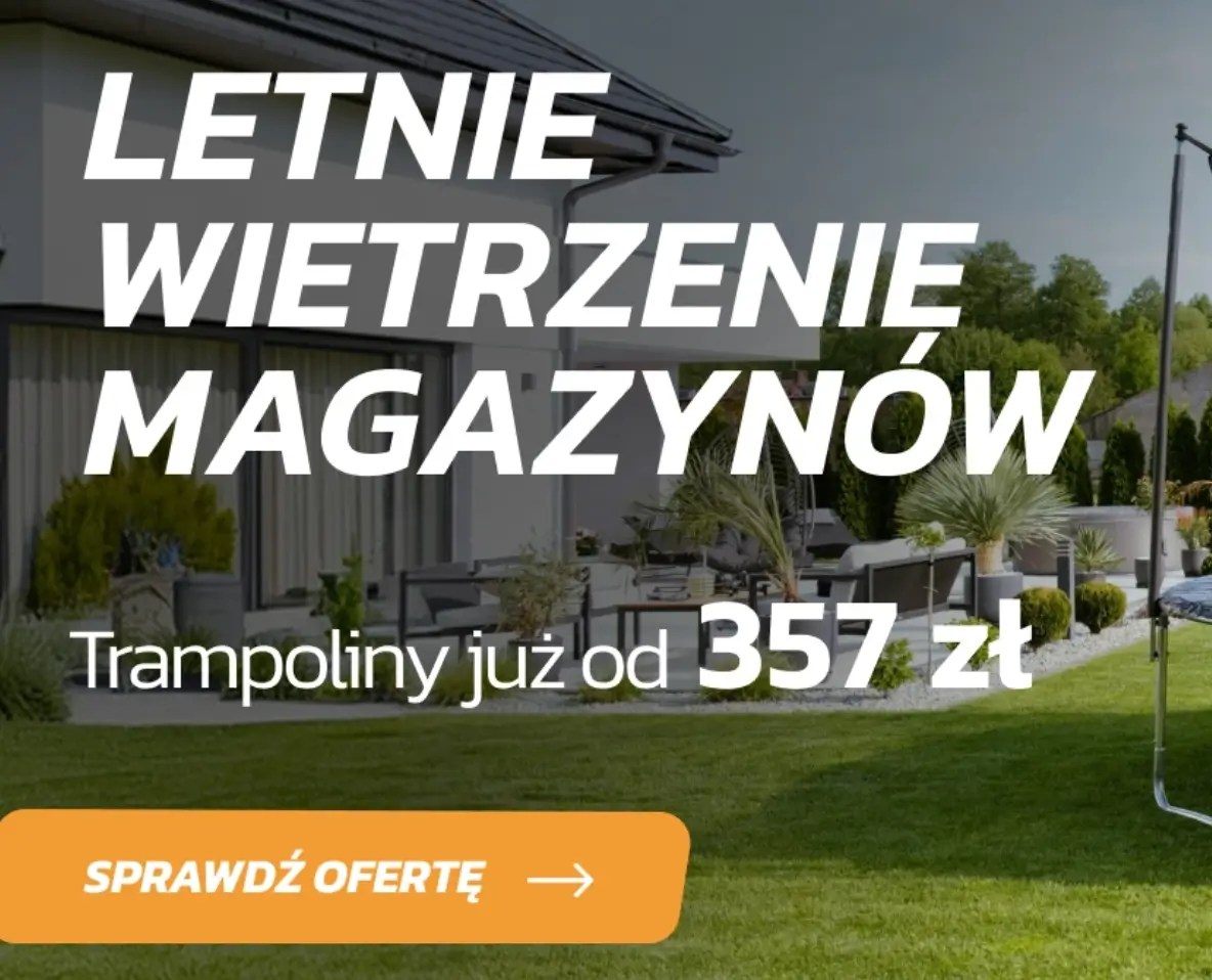 Urbogym trampoliny ogrodowe już od 357 zł