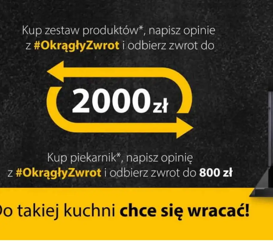 Whirlpool - zwrot do 2000 zł za zestaw produktów