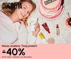 15. urodziny Cocolita - rabaty do 40% na kosmetyki i makijaż
