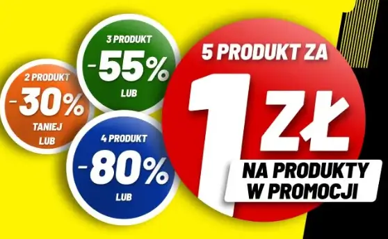 5 produkt za 1 zł w promocji Multirabaty w Media Expert
