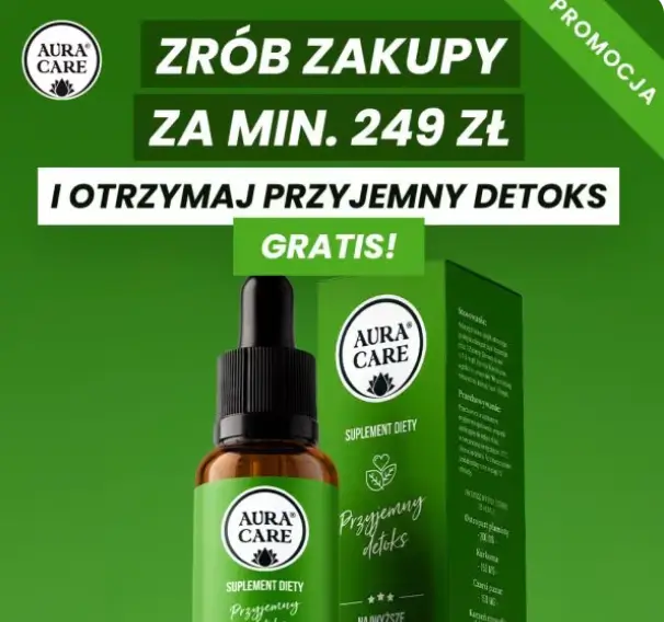 Aura Care: Przyjemny detoks gratis przy zamówieniu za min. 249 zł