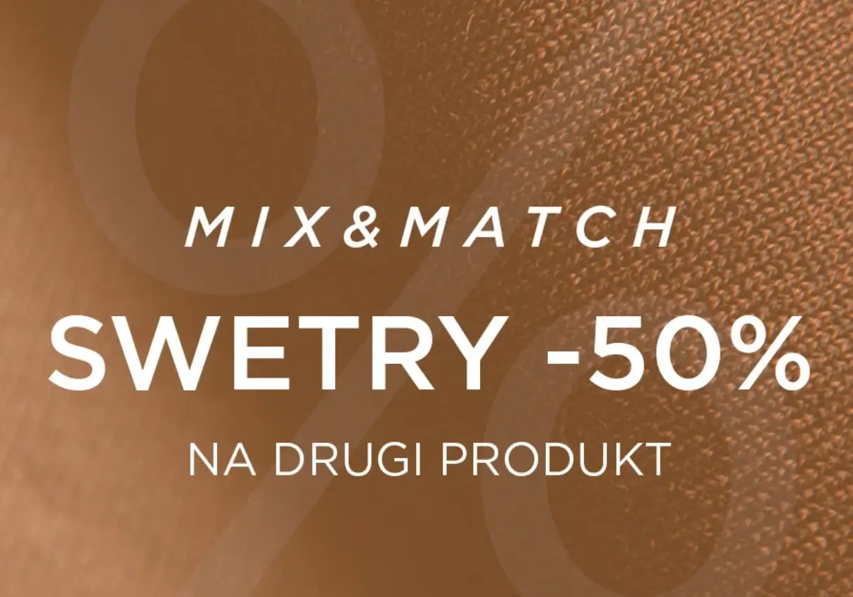 Drugi produkt 50% taniej w Giacomo Conti – promocja Mix&Match