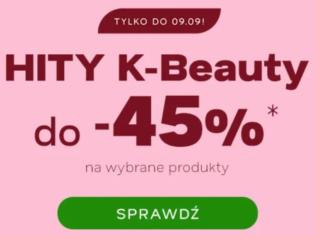 Hity K-Beauty z rabatami do -45% w Drogerii Natura