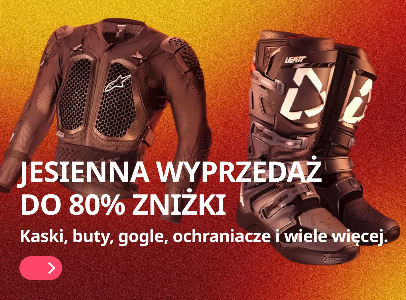 Jesienna wyprzedaż w 24MX - zniżki do 80% na akcesoria cross
