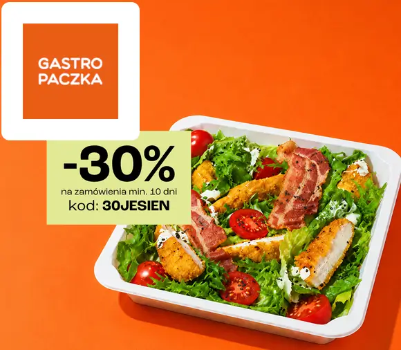 Kod rabatowy 30% na catering dietetyczny Gastro Paczka w Dietly