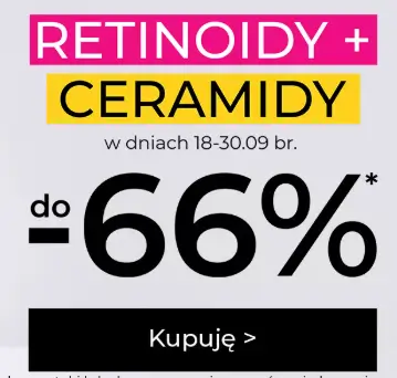 Kosmetyki Bielenda z retinoidami i ceramidami do 66% taniej