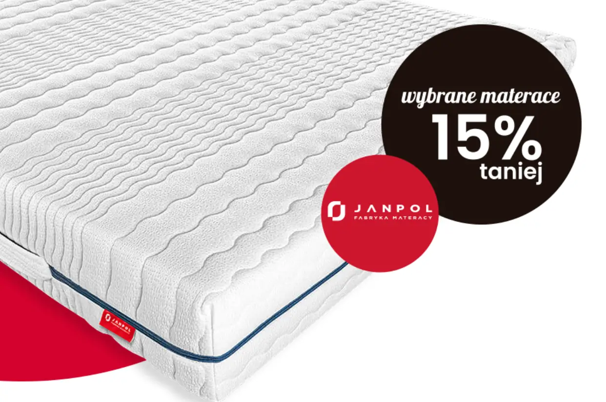 Pan Materac - materace Janpol 15% taniej