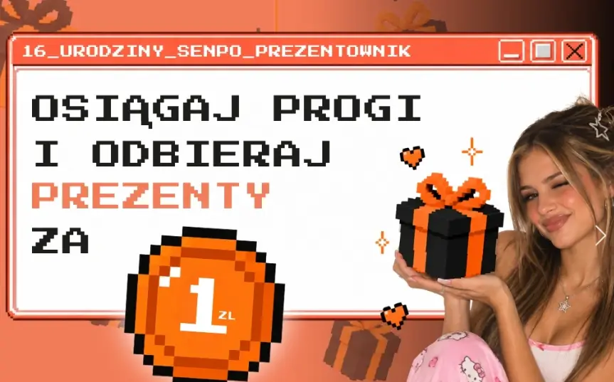 Prezent za 1 zł w urodzinowo promocyjnej ofercie Senpo