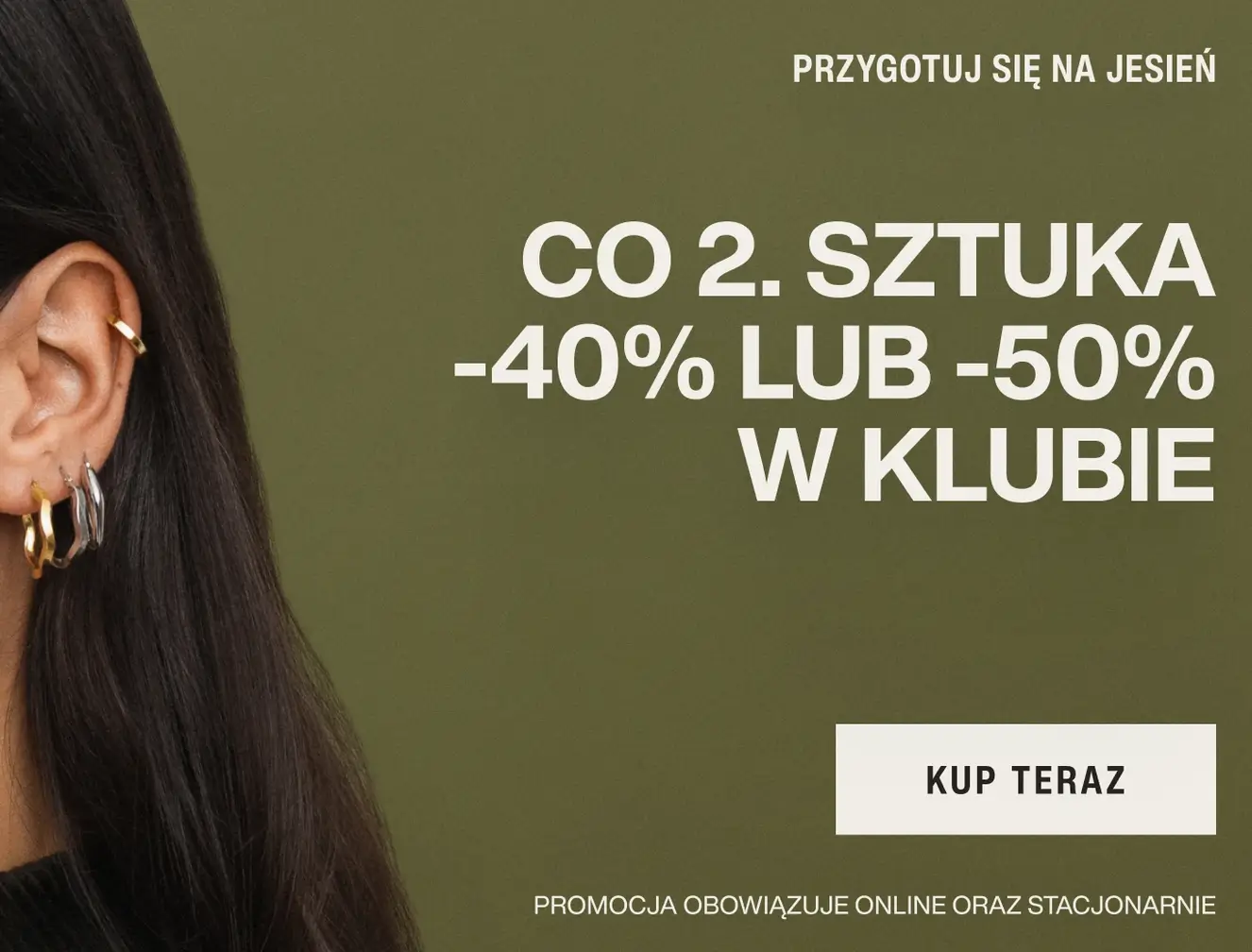 Promocja na co drugi produkt w Ania Kruk - modna biżuteria taniej