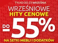 Wrześniowe hity cenowe na setki mebli w Black Red White