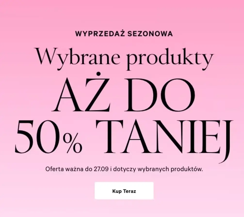 Wyprzedaż sezonowa w Victoria's Secret - rabaty do 50%
