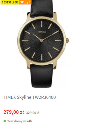 Timex Skyline w zegarownii