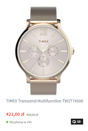 Timex Transcend Multifunction w zegarownii