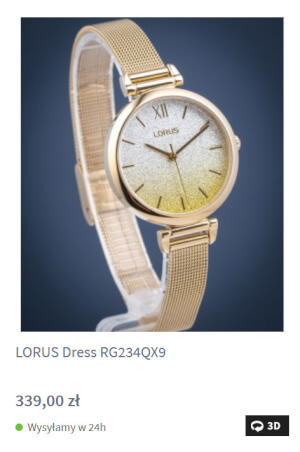 Lorus Dress  w zegarownii