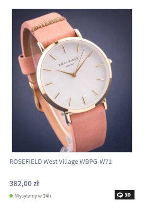 rosefield West Village w zegarownii