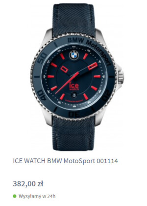 BMW MotoSport  w zegarownii