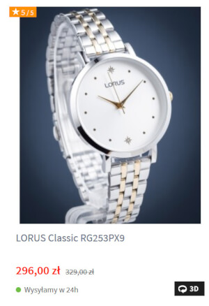 Lorus Classic w zegarownii