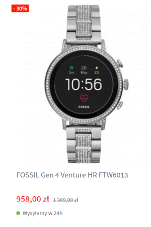 FOSSIL Gen 4 Venture HR FTW6013
