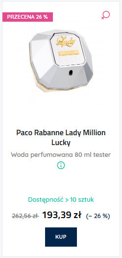 Paco Rabanne Lady Million Lucky eglamour