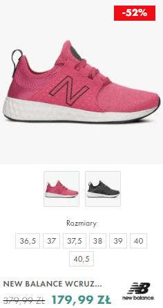 Różowe buty New Balance