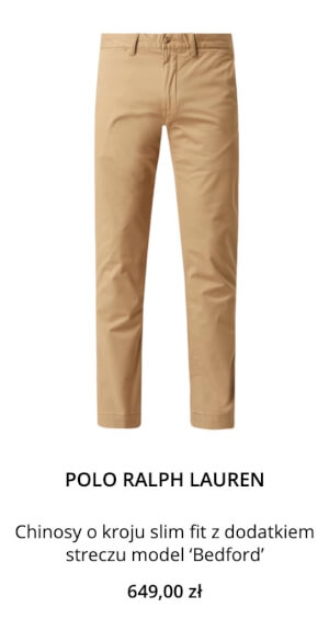 Chinosy Polo Ralph Lauren