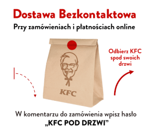 KFC dostawa pod drzwi