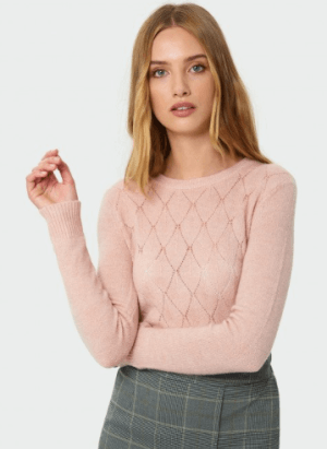 różowy sweter greenpoint