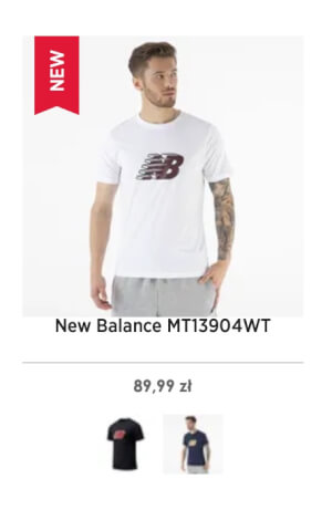New Balance MT13904WT – koszulka męska