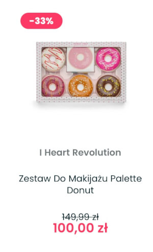 Zestaw Do Makijażu Palette Donut, I Heart Revolution