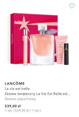 La vie est belle Zestaw świąteczny La Vie Est Belle edycja limitowana Zestaw zapachowy