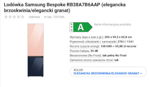 Lodówka Samsung Bespoke RB38A7B6AAP