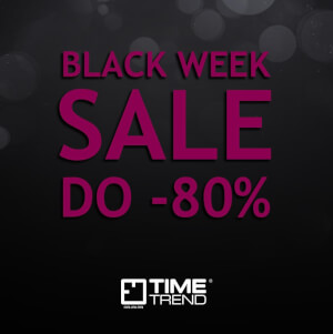time trend black week sale do minus 80 procent