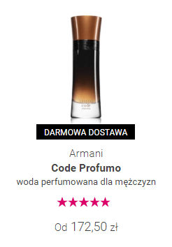 Perfumy Armani Code w Notino! Skorzystaj z darmowej dostawy!