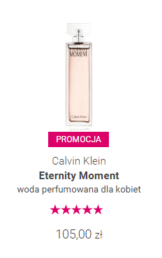 Calvin Klein Eternity Moment w Notino