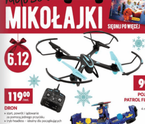 Dron z biedronki za 119 zł